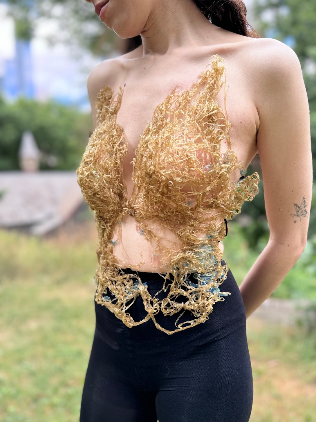 Hand sculpted corset