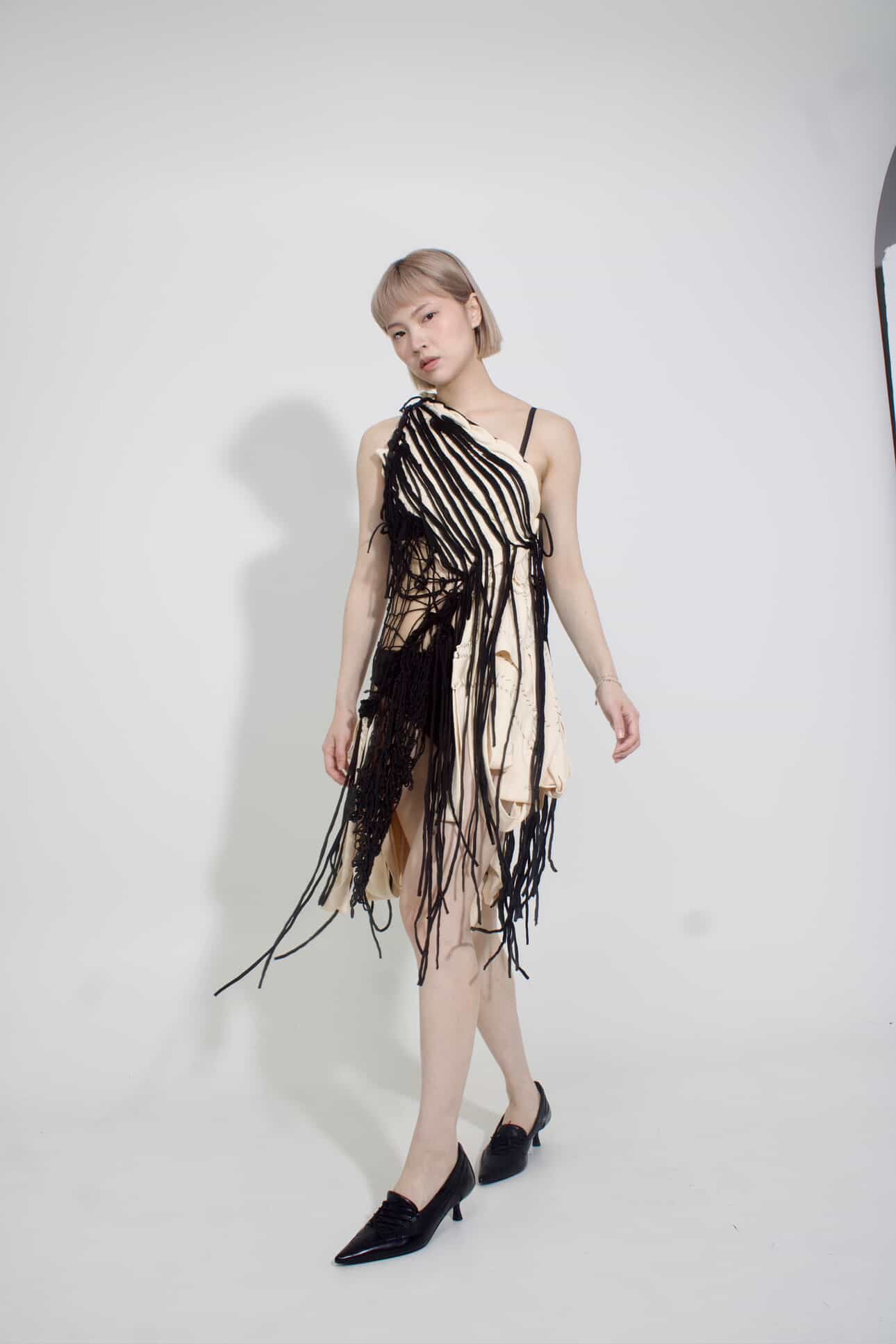 All ribbon dress