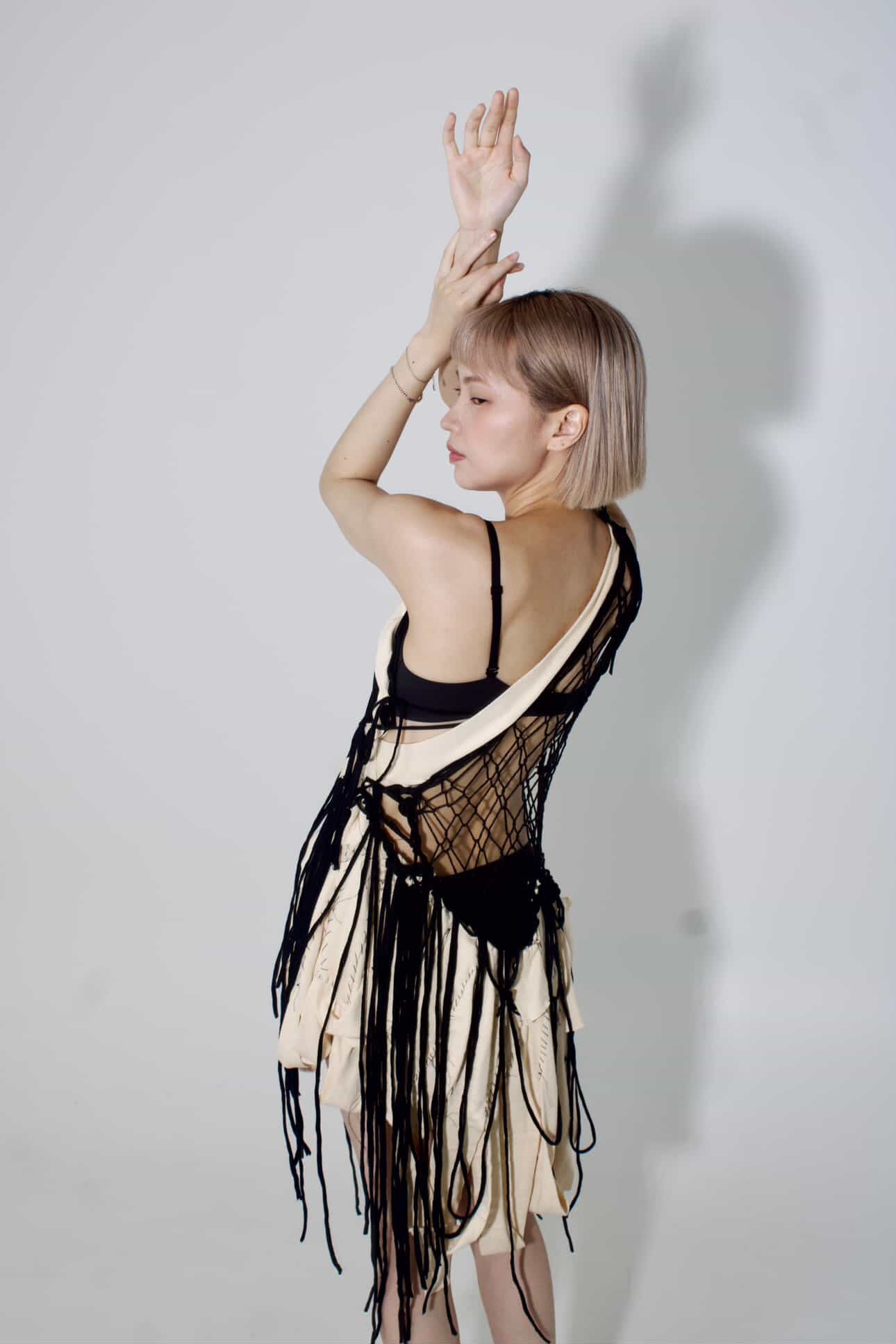 All ribbon dress