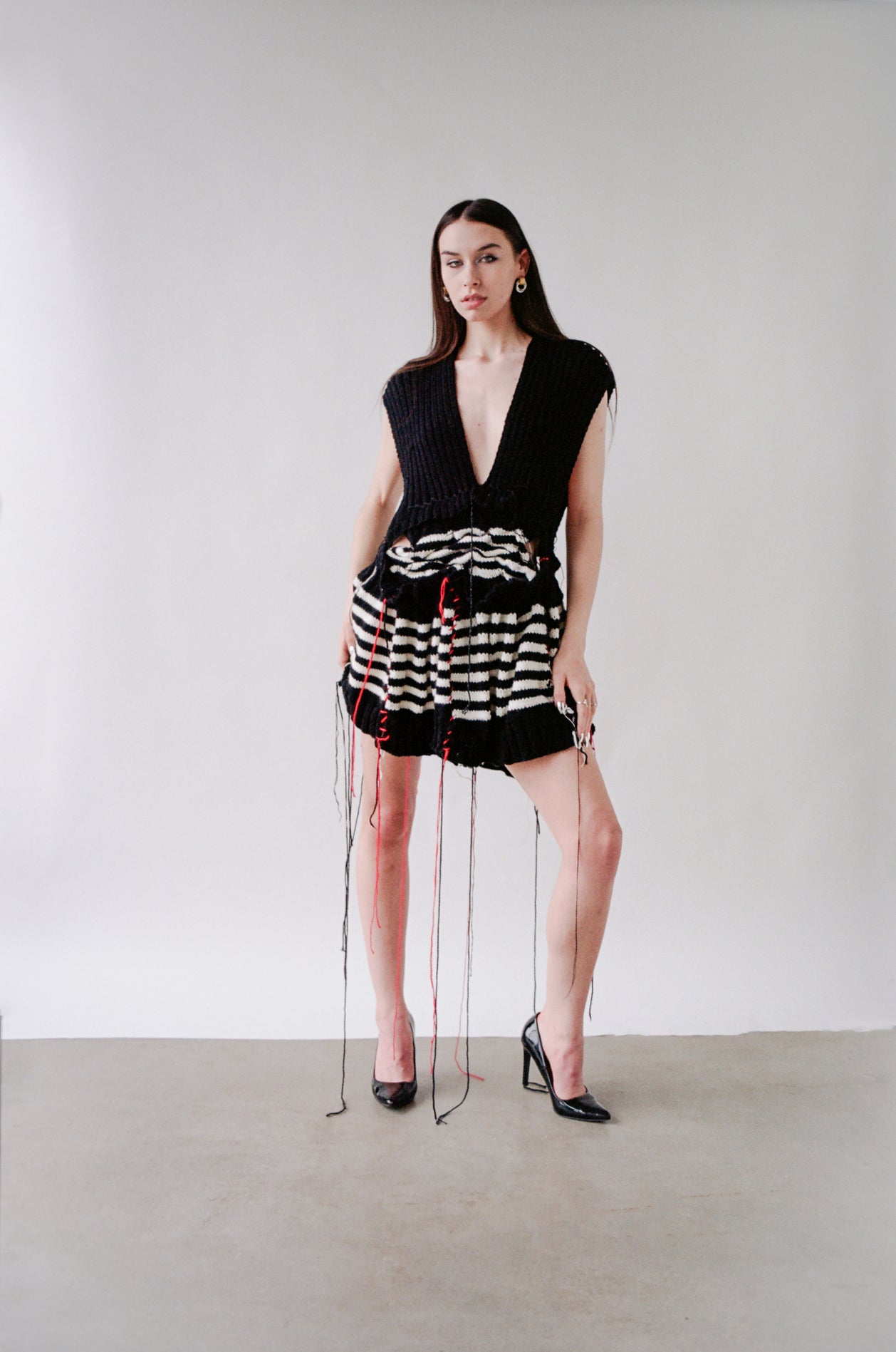 Hand knitted dress