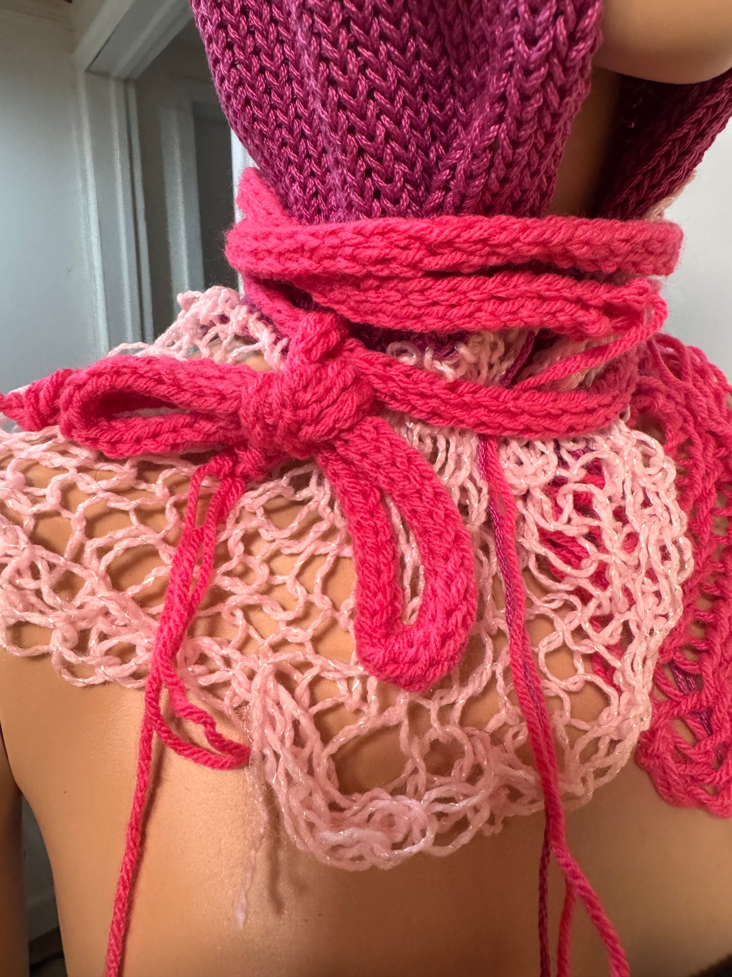 Pink balaclava