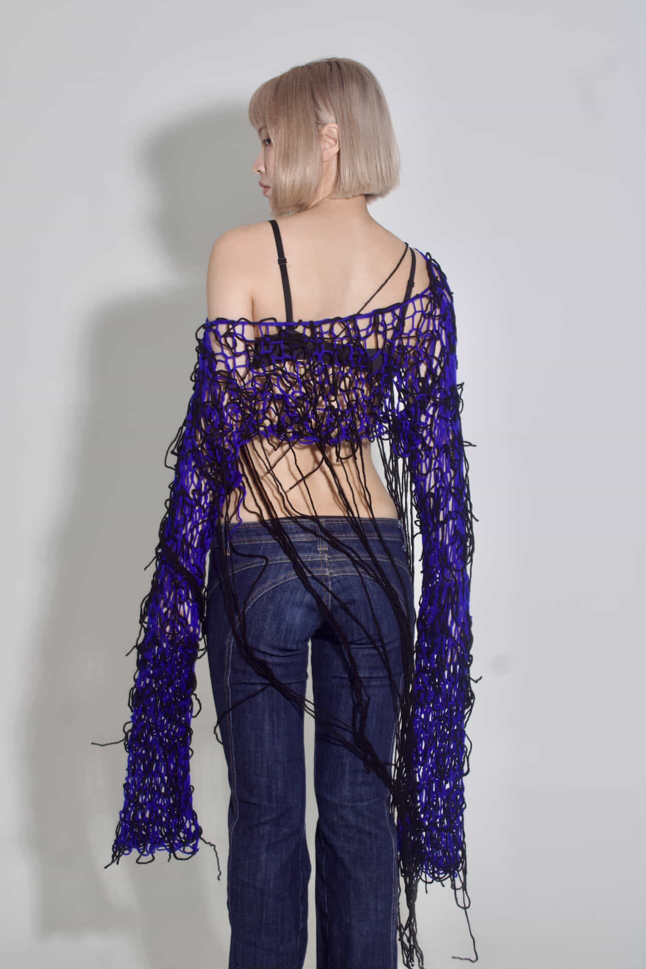 Dark blue top