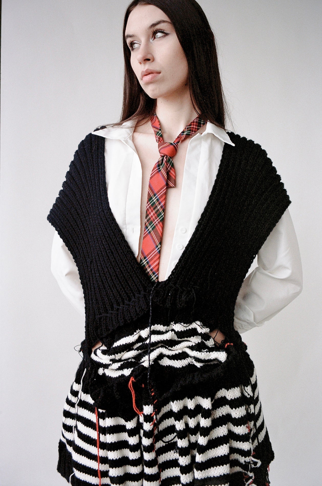 Hand knitted dress
