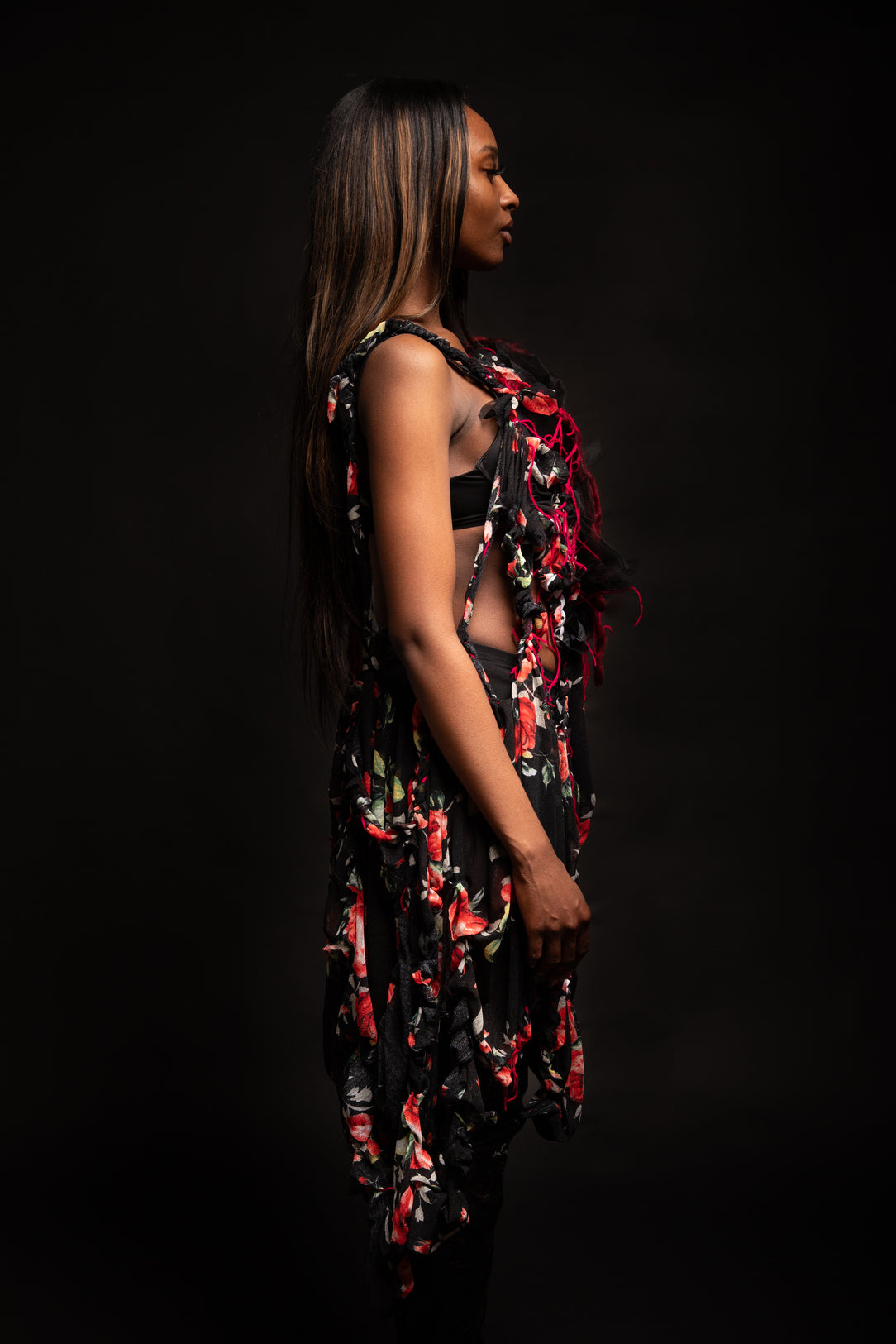 Red Floral Dress