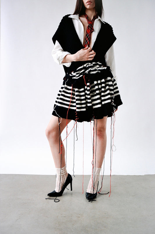 Hand knitted dress
