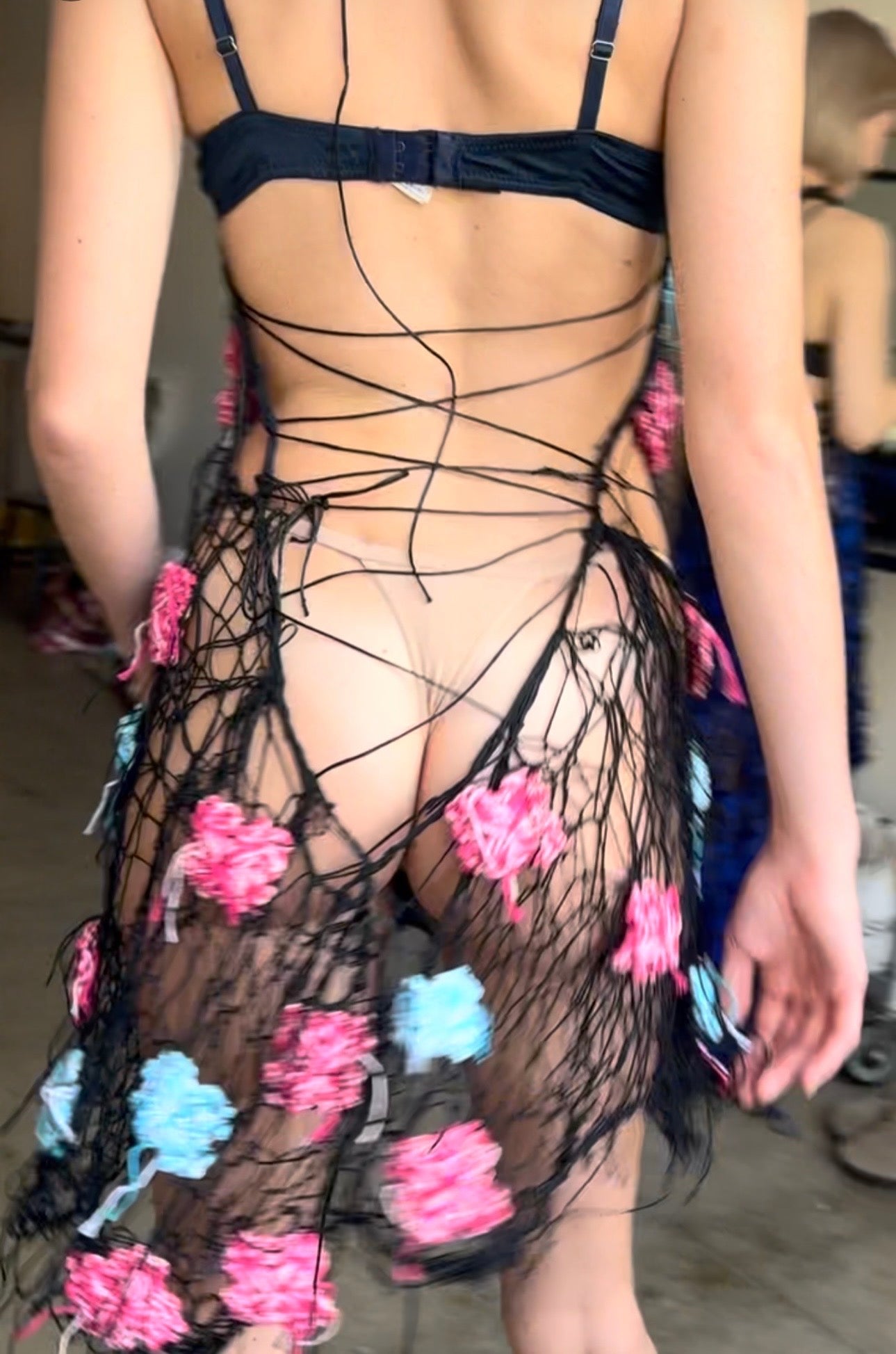 Fishnet knit
