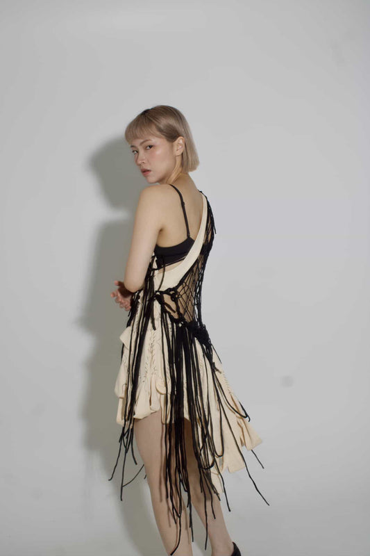 All ribbon dress