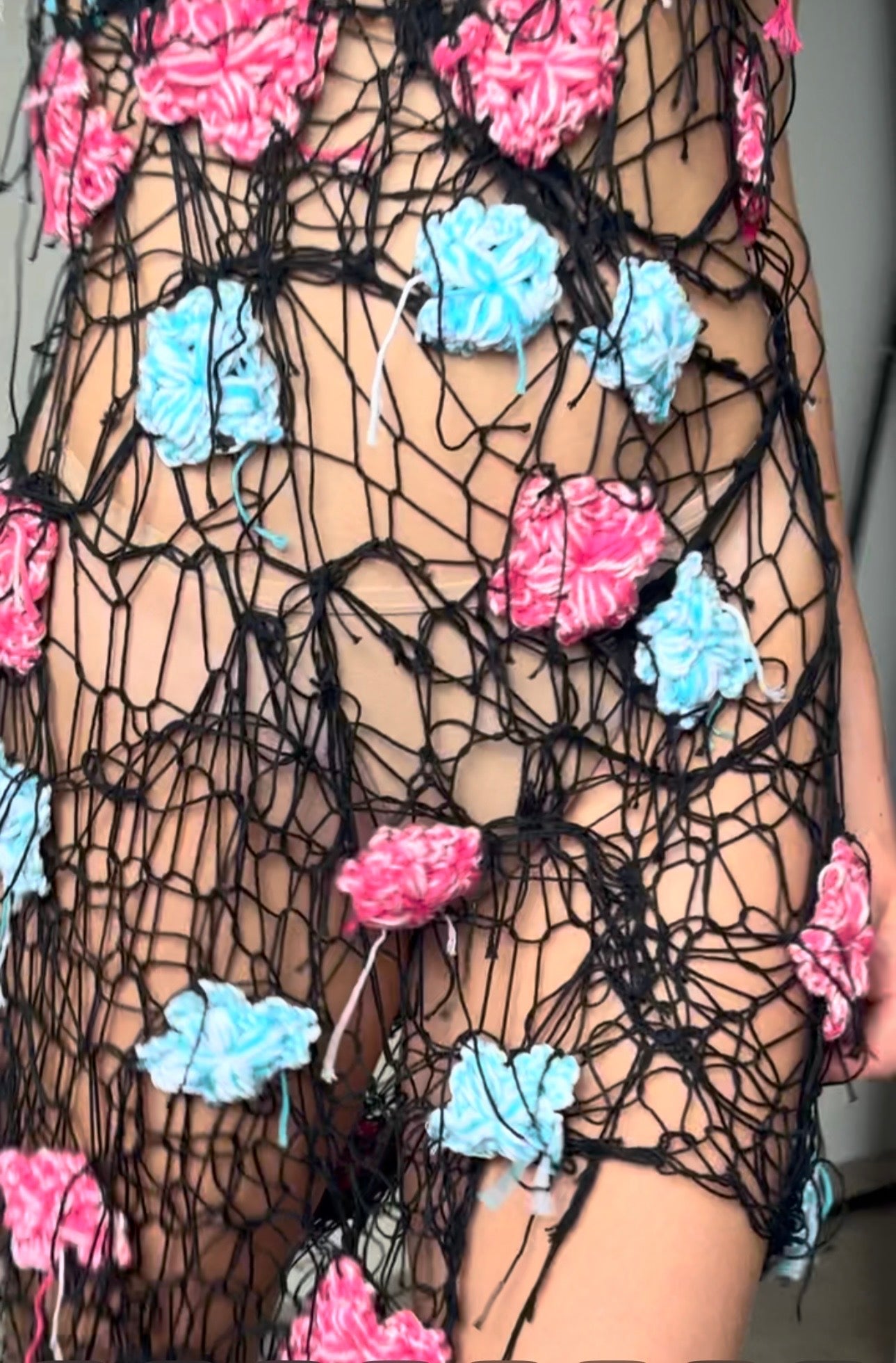 Fishnet knit