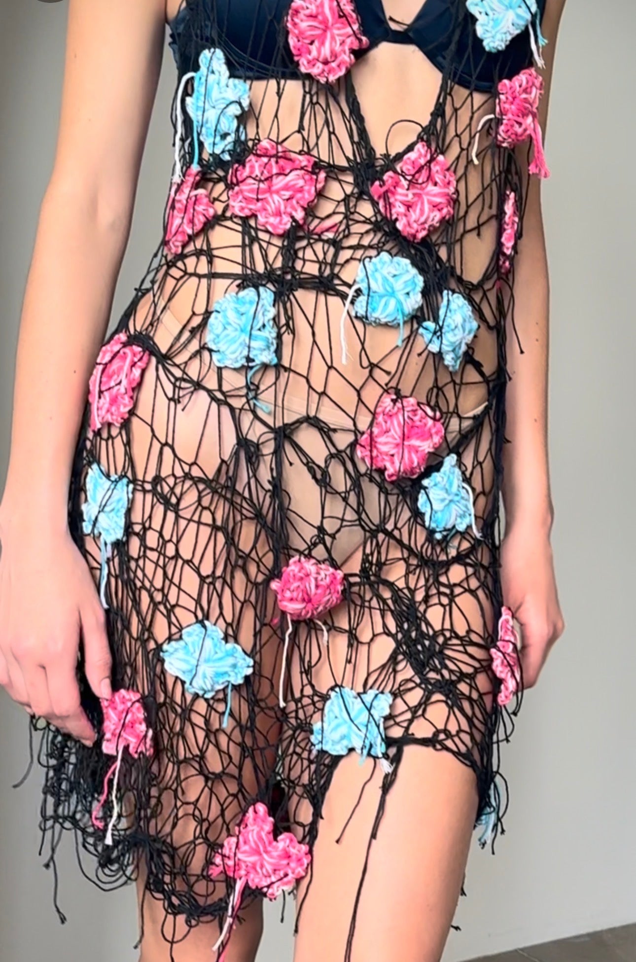 Fishnet knit